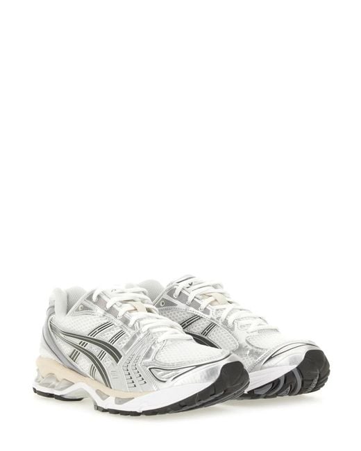 Asics White Kayano 14 Sneakers