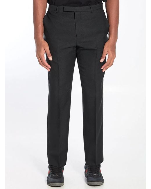 Gucci Black Tailored Trousers for men