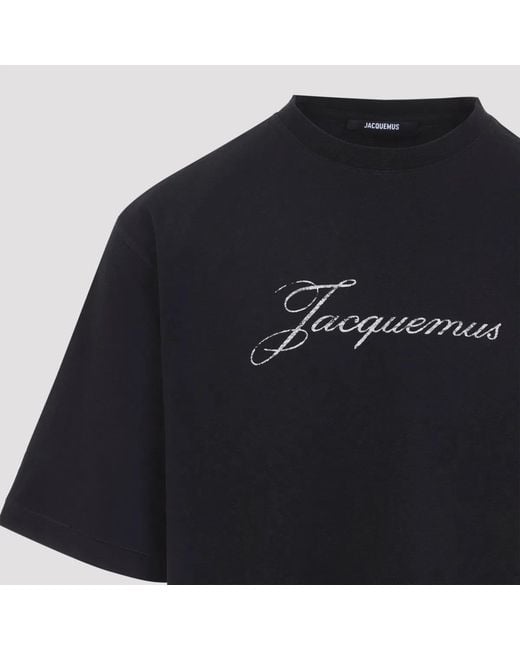Jacquemus Black T-Shirt for men
