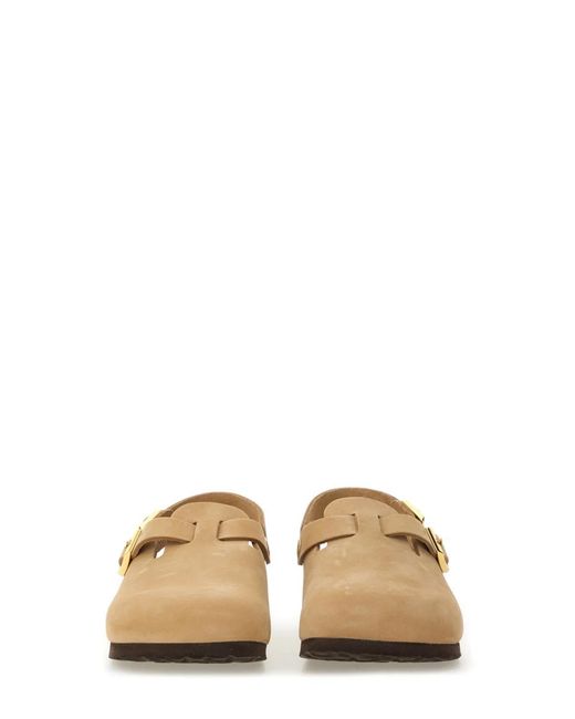 Birkenstock Natural Sand Suede Tokyo Slippers