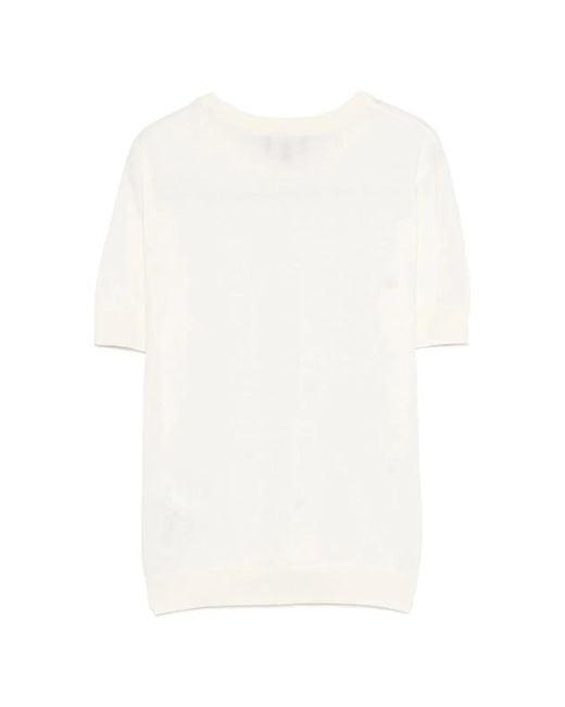 Emporio Armani White Cotton Top