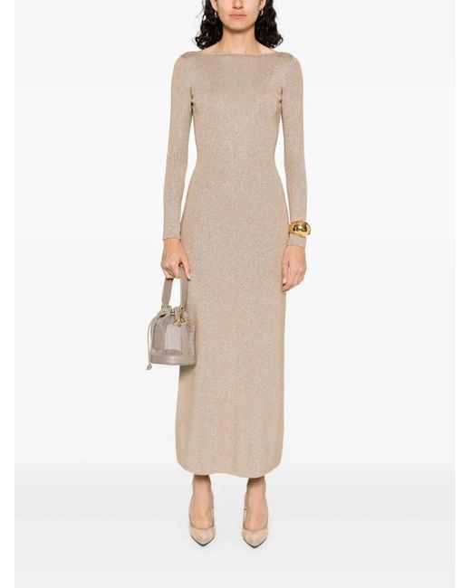 Max Mara Natural Knit Lurex Dress "Bracco"