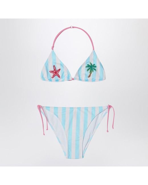 Mc2 Saint Barth Blue Holly Bikini/ Striped