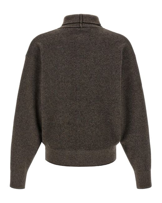 Jacquemus Gray 'Le Cardigan Pelota' Cardigan for men