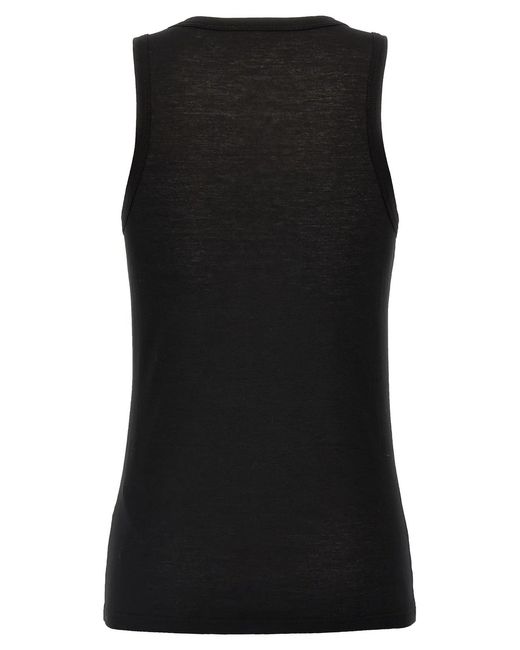 Jil Sander Black Logo Top