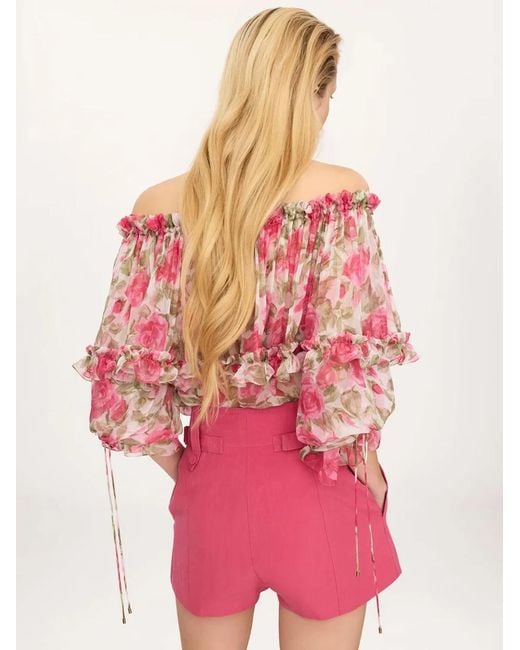 Chloé Pink Puffsleeve Top