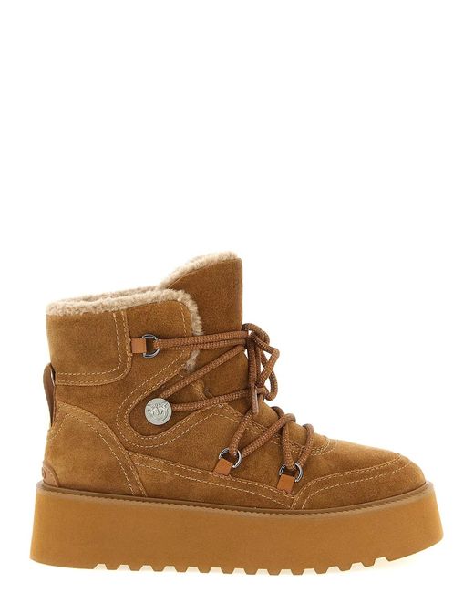 Pinko Brown 'Martina' Ankle Boots