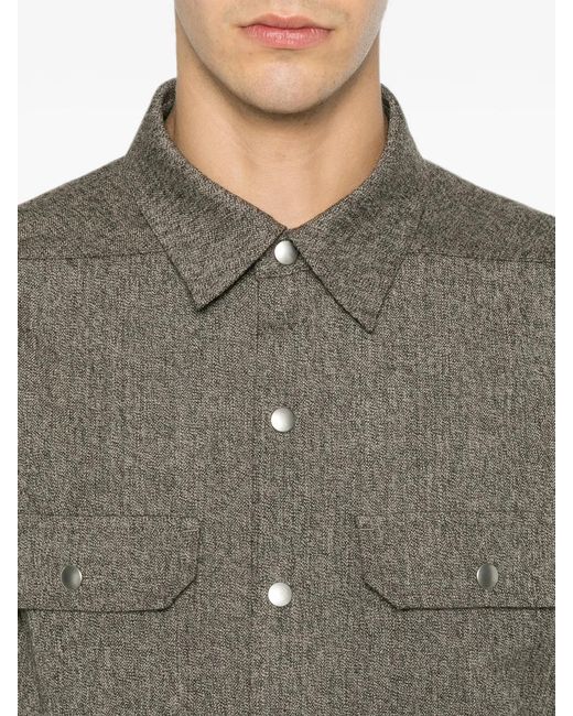 Rick Owens Gray Outershirt for men