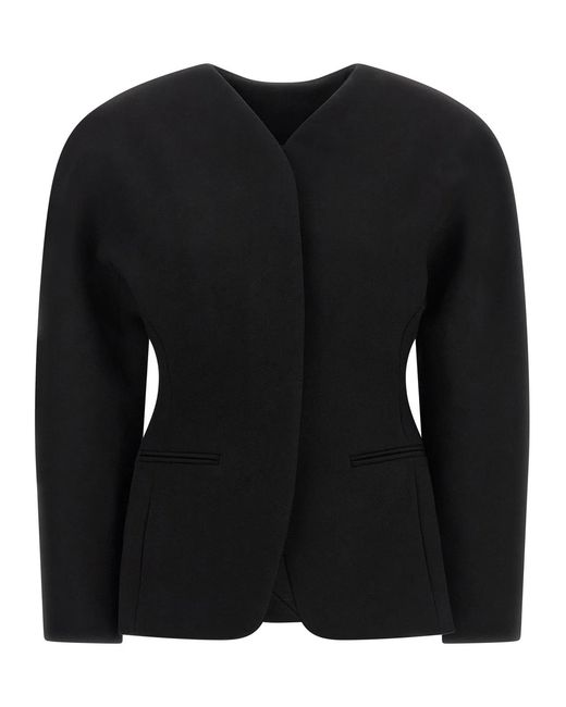 Jacquemus Black 'La Veste Ovalo' Blazer