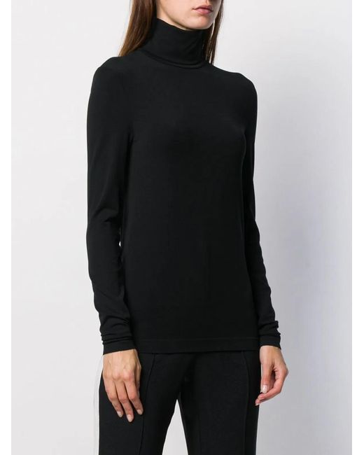 Wolford Black Aurora Turtleneck Sweater