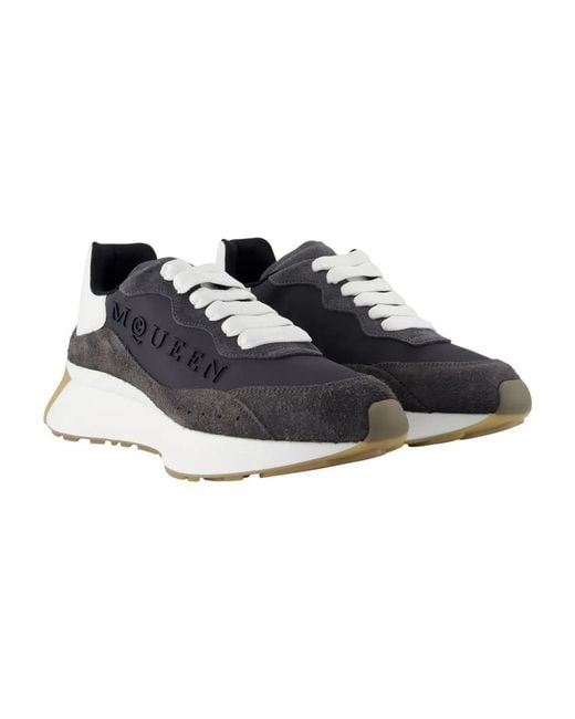 McQueen Blue Sprint Runner Sneakers for men