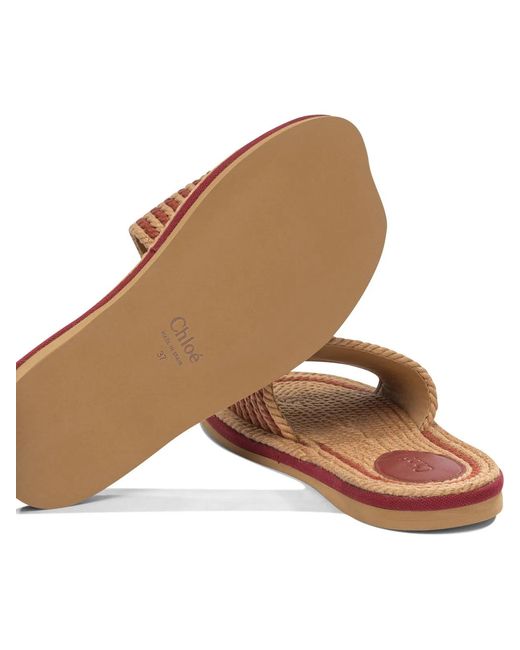 Chloé Brown "Sand" Slide
