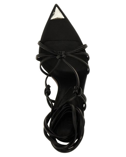 Nicolo' Beretta Black 'Beiby' Sandals