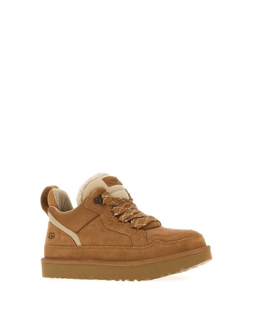 Ugg Brown Leather Shoes for men