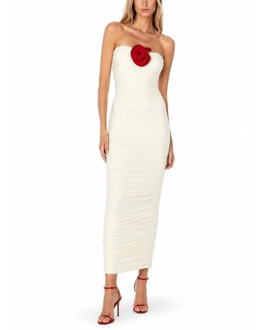 LaRevêche White Abito "Mireya"