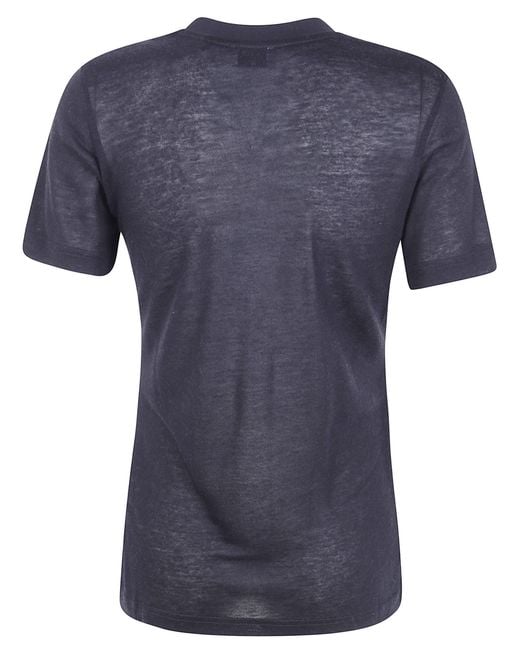 Filippa K Blue Lyocell Cashmere Tee