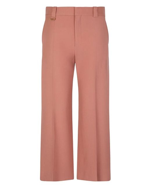 Chloé Pink Flared Pants