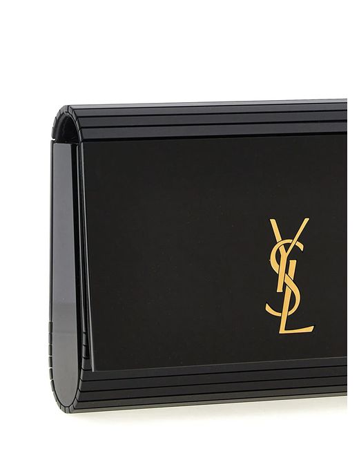 Saint Laurent Black 'Minaudiã¨Re Vicky' Crossbody Bag