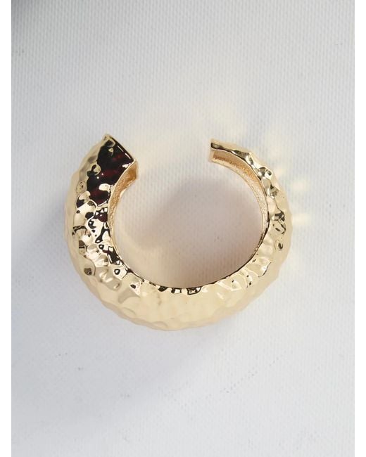 Self-Portrait Natural Self Portrait Hammered Cuff