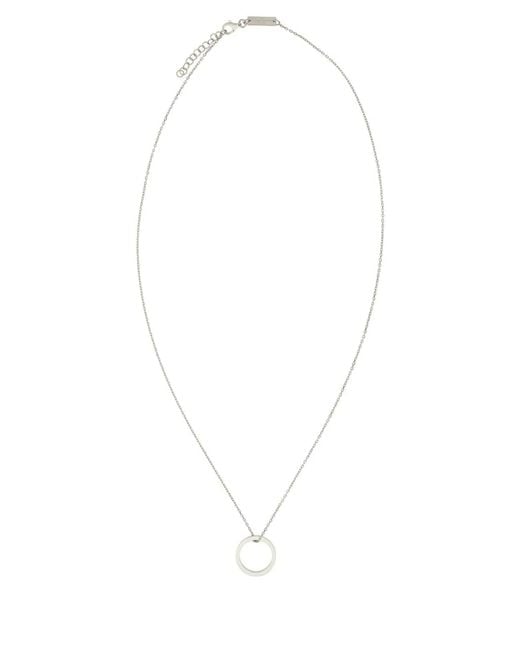 Maison Margiela White Number Reference Necklace 6,5Mm
