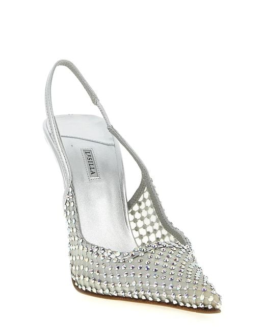 Le Silla White 'Gilda' Slingback