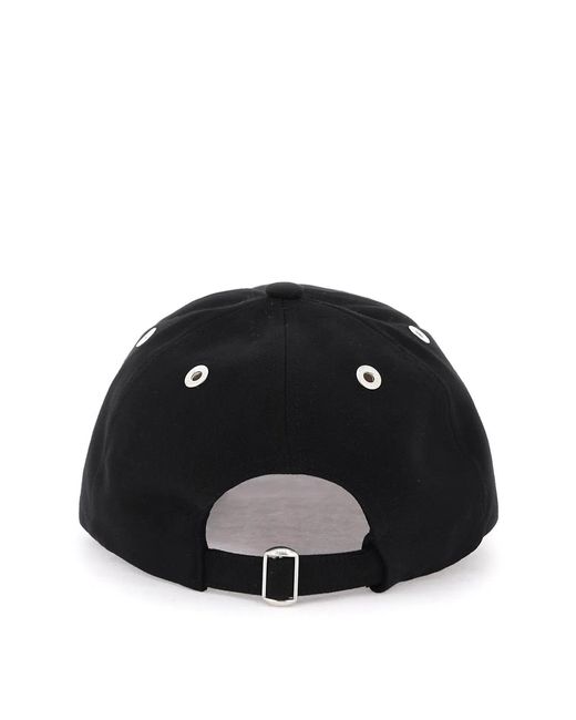 AMI Black Baseball Cap With Logo