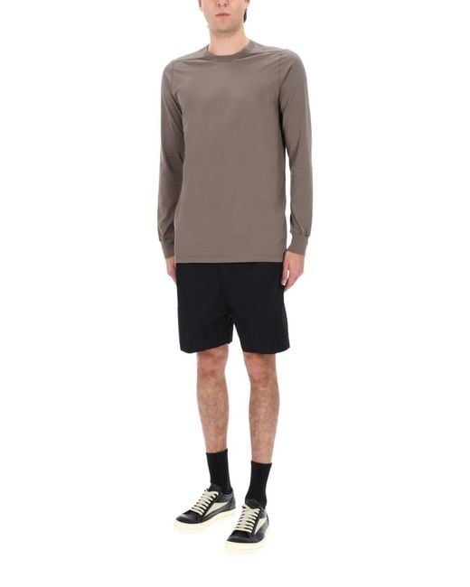 Rick Owens Brown Level Ls T-Shirt for men