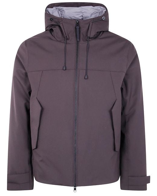 People Of Shibuya Purple "Haneda" Hooded Coat for men