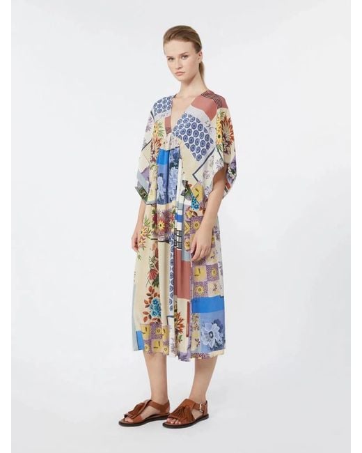 Weekend by Maxmara White Wkdnome Dress Multicolour