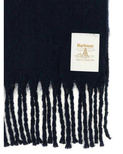 Barbour Blue 'Ellison' Scarf