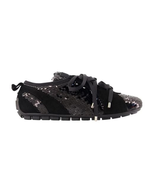 Simone Rocha Black Ballerina Grip Trainer Sneakers