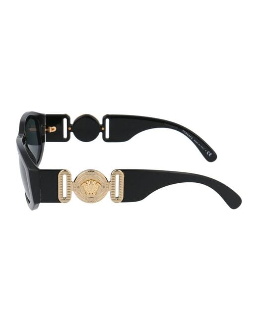 Versace Black Nylon Sunglasses for men