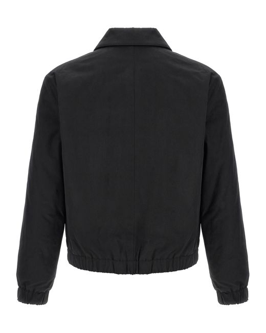 AMI Black 'Ami De Coeur' Jacket for men