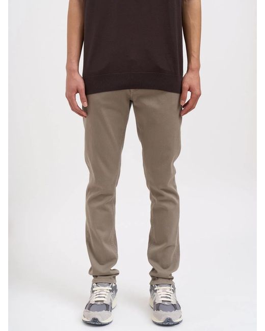 Dondup Gray Denim Pants Mod. George for men