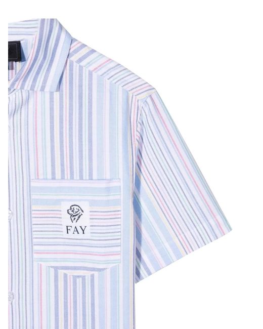 Fay White Fabric Shirts