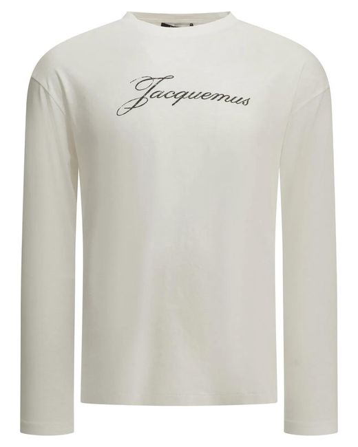 Jacquemus White Crew-Neck T-Shirt