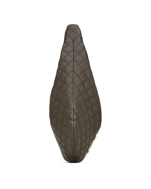 Saint Laurent Gray Mud Nappa Leather Icare Shoulder Bag