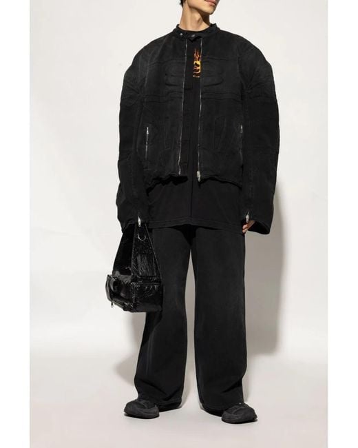 Balenciaga Black Mesh And Rubber Circuit Sneakers for men