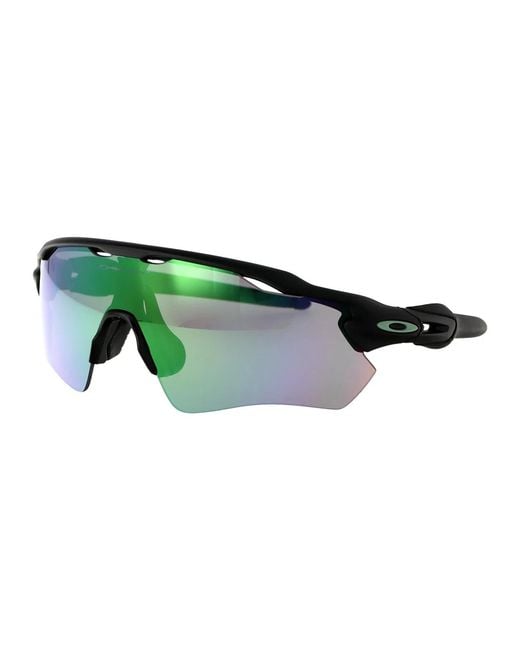 Oakley Green Matte Acetate Sunglasses for men