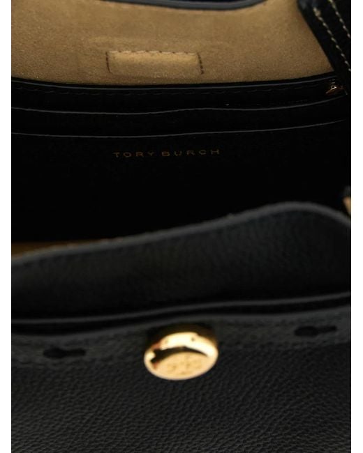 Tory Burch Black 'Romy' Bucket Bag