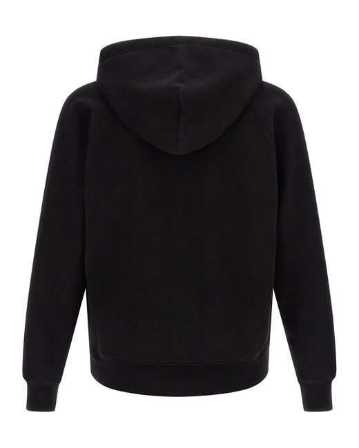 Tom Ford Black Regular Hoodie for men