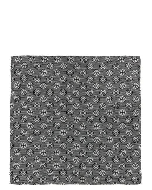 Brunello Cucinelli Gray Silk Clutch Bag for men