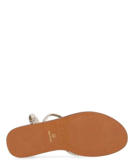 Manebí Natural Manebi Goat Leather Flats