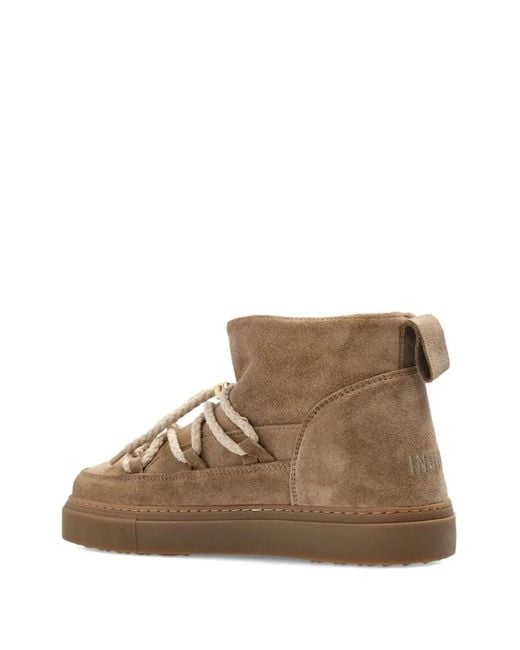 Inuikii Brown Leather Ankle Boots