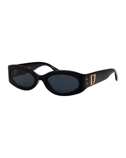 DSquared² Black Acetate Sunglasses