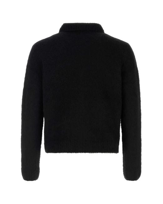 Dries Van Noten Black 04360-Mora 4709 M.K.Cardigan for men