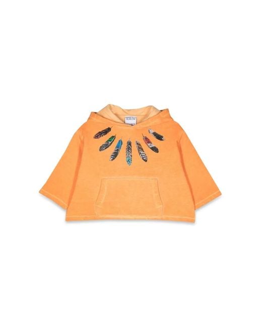 Marcelo Burlon Orange Marcelo Burlon County Of Milan Hoodie