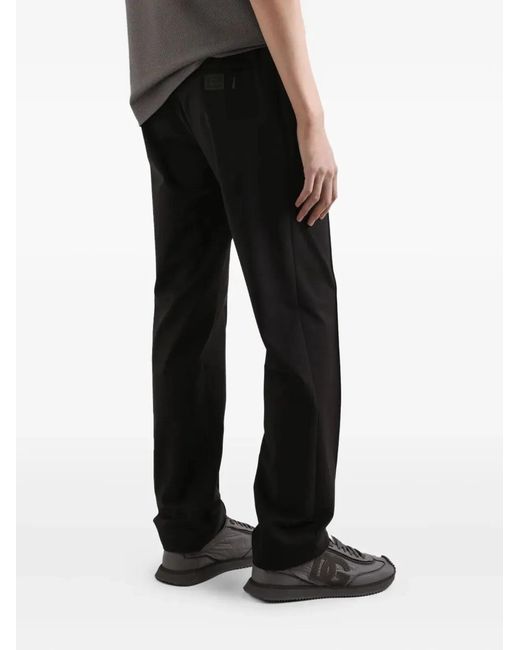 Dolce & Gabbana Black Dolce & Gabbana Wool Blend Trouser for men