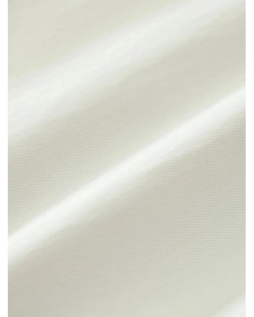 Studio Nicholson White "Acuna" Double Pleat Front Pant