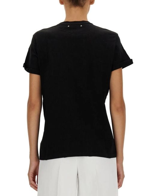 Golden Goose Deluxe Brand Black Tshirt Girocollo